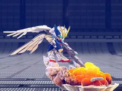 Wing Zero 3D print model