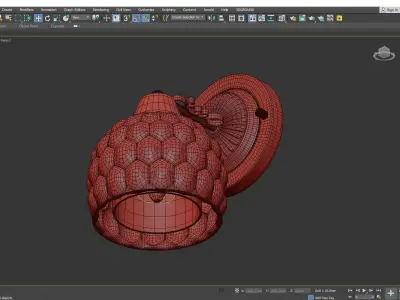 Malina Arte Lamp Low-poly 3D model