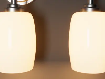 VALLMORA wall lamp Ikea 3D model