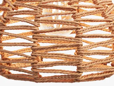 Joybird Nezz Natural Ceiling Lamp 3D model