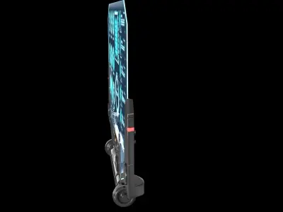 Sci-fi Monitor  7 3D model