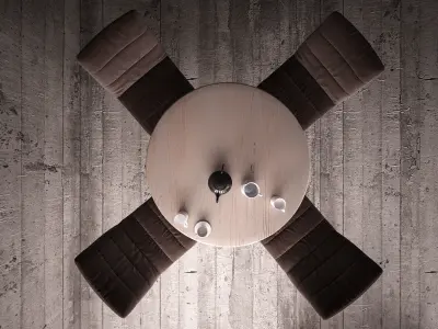 Home and Restaurant - The Dining Table 10 3D model