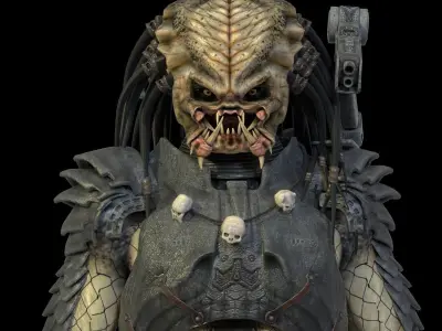 Predator metal stick 3D model