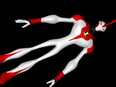 WayBig Ultimate Alien Ben 10 3d Model  3D model
