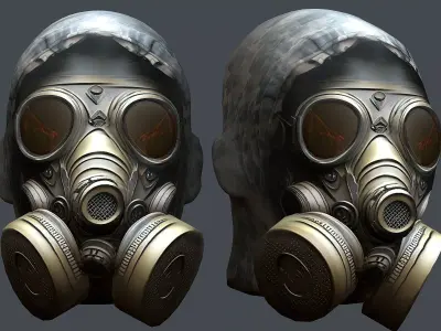 Helmet 3d model military combat Military Low-poly  Low-poly 3D model