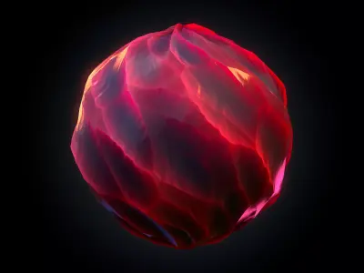 obsidian crystal - VOL 01 - substance designer Texture