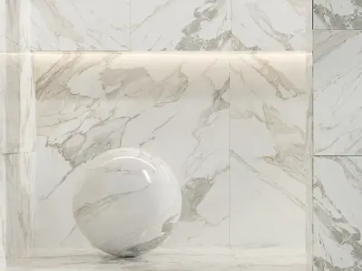 Marble Set 02 - Bundle - 2 Types of Calacatta Gold - 4k Texture