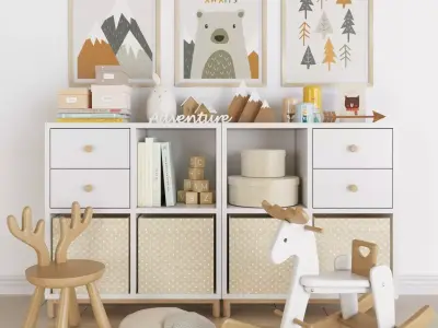 Childroom Decor-03 3D model