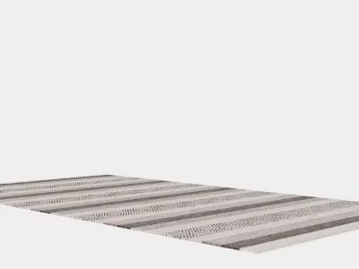 Cotton Rug Low-poly 3D model