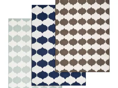 Rug Set 90 3D model