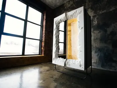 Bar Cabinet BreakFree Free 3D model