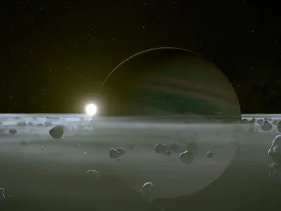 Space Planet Metaverse  Low-poly 3D model