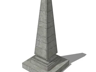 Podhering Obelisk Low-poly 3D model