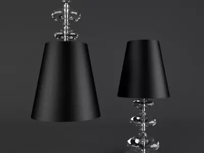 Barovier  Toso lamp 3D model