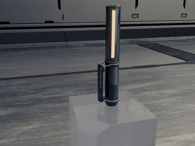 Sci fi lighting pack - Explorers Lights Low-poly 3D model