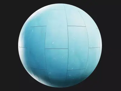 Blue Metal Panels Texture