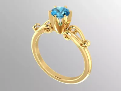 Ring boutique Round1 3D print model