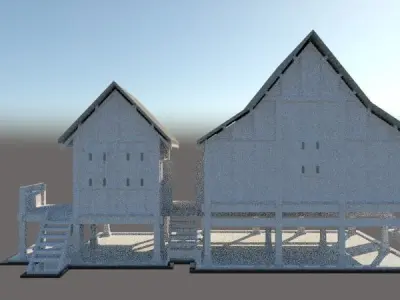 RUMAH TRADISIONAL MELAYU PAHANG DARUL MAKMUR Free 3D print model