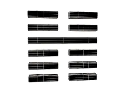 I Ching Hexagrams 16 yu v1 001 Low-poly 3D model