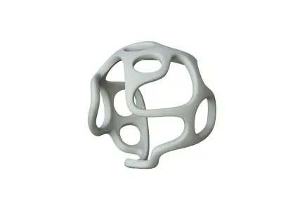SciFi Cube Object No 37224 Low Poly Shape Texture