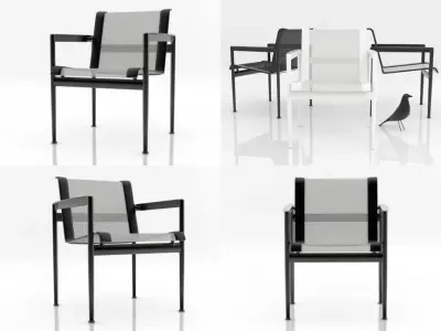 1966-45 Dining chair 3D model
