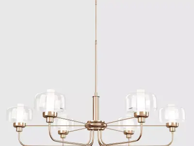 NOLA CHANDELIER Low-poly 3D model