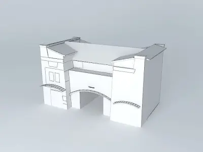 Primate Gate gate Prímašova Free 3D model