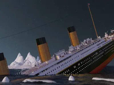  Titanic Ocean Liner 