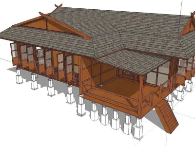 Creative Design-Holiday Cabin-097 3D model