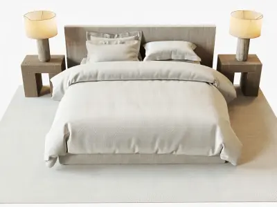 Modern bedroom 3D model