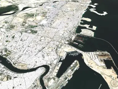 Cityscape Dubai United Arab Emirates 3D model