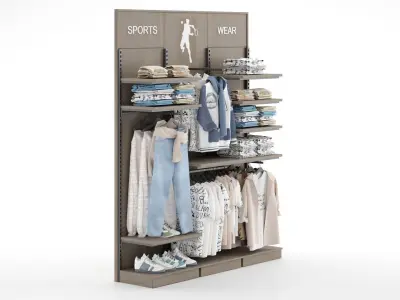 Sprots Clothestore Hanger 3D model