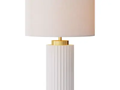 Ionic Table Lamp 3D model