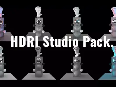 HDRI Studio Pack 1 3D model
