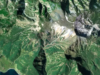 Makanrushi island Great Kuril Islands 3D model