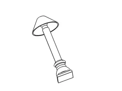 Bedroom lamp 3D print model