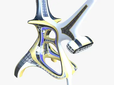 Future building 3D model buy
