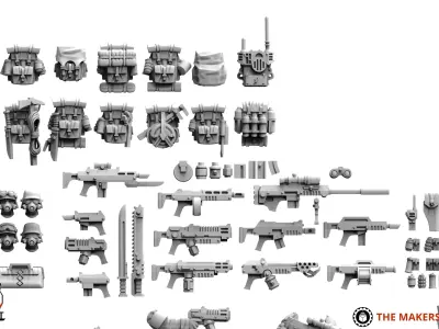 Universal Guard - Winter Assault 3D print model