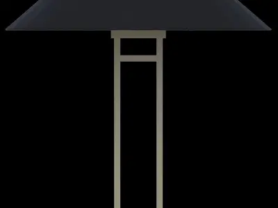 Hotel table lamp modern interior architectural scene light 3D model