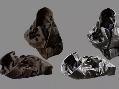 Crushed Keg 07 3D model