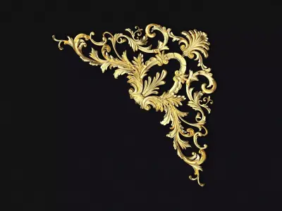 dekor ornament 3D model 136