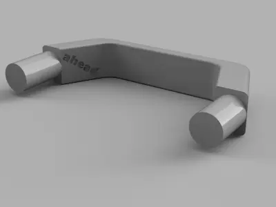 Door handle 1-10 RC accessory 3D print model