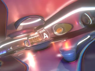 3D Showroom Level Kit Vol 14 Low-poly 3D model