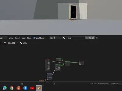 The window 3D model