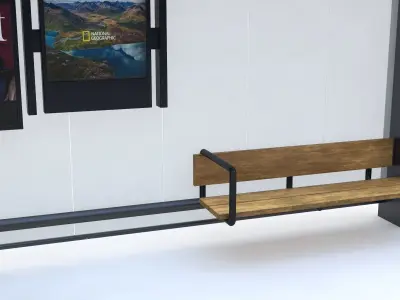 Bus Stop 02  3D model