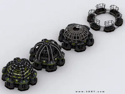 3DRT - Power Generator  Low-poly 3D model