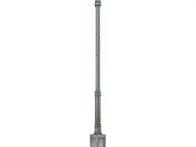 Urban Infrastructure Street Light 3D Model Low-poly 3D model