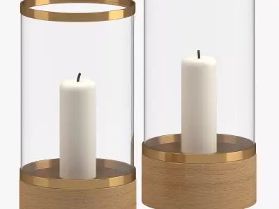 Mecox candle 3D model