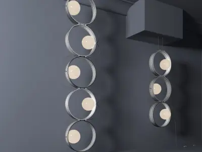 Leucos Guiko 3 and 5 light  3D model