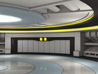 Sci Fi Room 3D model